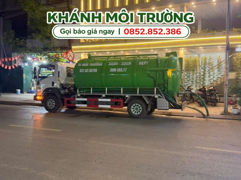 Case thực tế: Hút hầm cầu dãy trọ tại khu vực Phạm Văn Chiêu, Gò Vấp