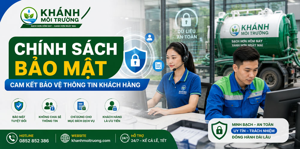 Chính sách bảo mật tại Khánh Môi Trường