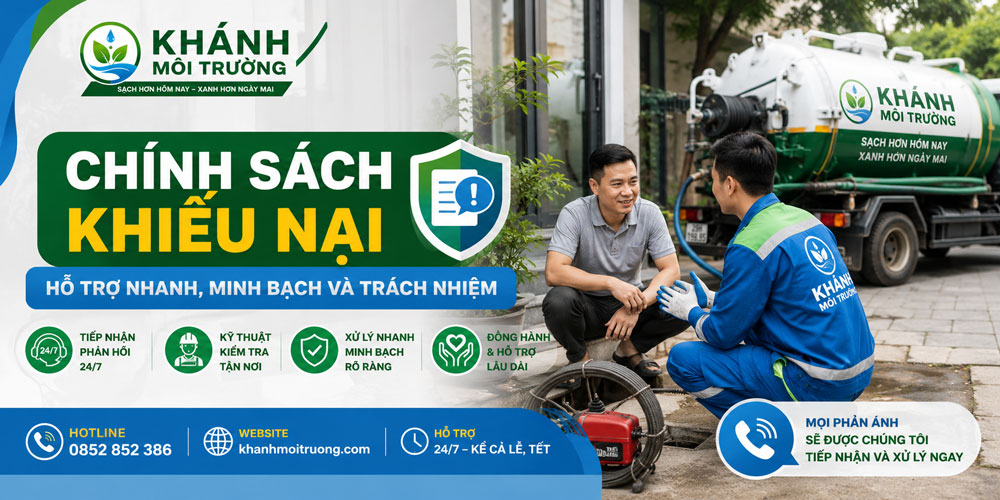 Chính sách khiếu nại tại Khánh Môi Trường