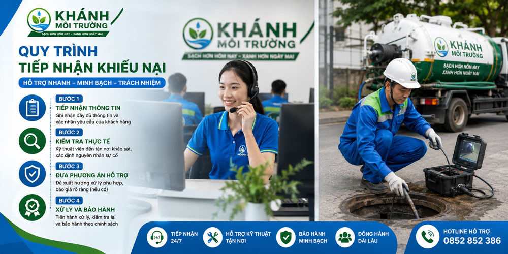 Quy trình Chính sách khiếu nại tại Khánh Môi Trường