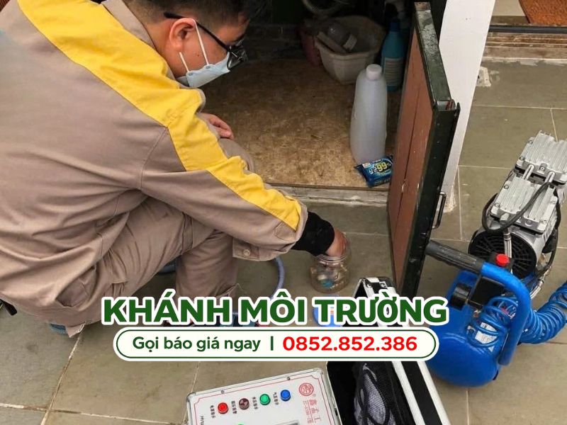 Quy trình thông cống nghẹt huyện Bình Chánh chuyên nghiệp