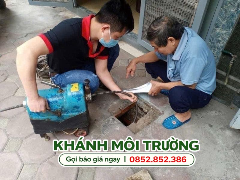 Ưu điểm khi lựa chọn dịch vụ thông cống nghẹt Bình Chánh của Khánh Môi Trường