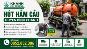 Hút Hầm Cầu Bình Chánh Sạch Triệt Để 100%【BH 10 Năm】