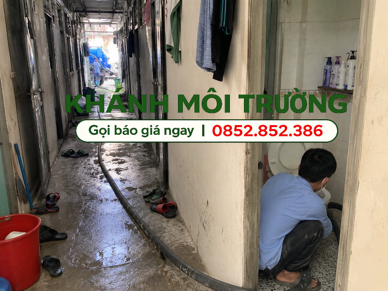 Dịch vụ hút hầm cầu Quận Tân Phú của Khánh Môi Trường