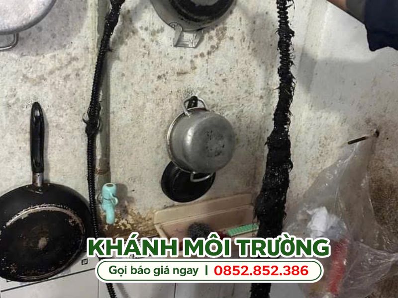 Xuất hiện tiếng ọc ọc trong đường ống