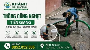 Thông Cống Nghẹt Tiền Giang Giá Chỉ Từ 50k [Triệt Để 100%]
