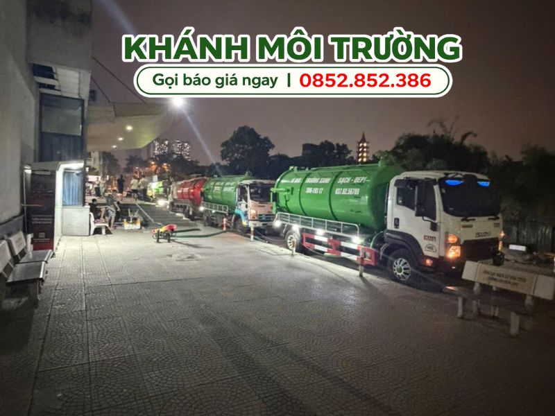 Khánh Môi Trường hút hầm cầu tại Bến Tre nhanh khi phát sinh sự cố
