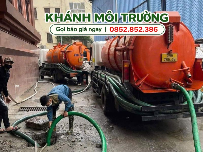 aCase thực tế: hút hầm cầu cho hộ gia đình của anh Tâm tại Bến Tre