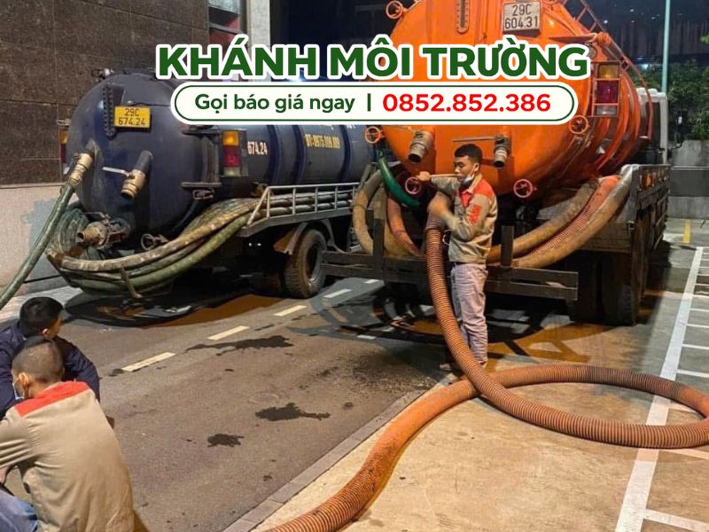 Case thực tế: hút hầm cầu cho khu nhà trọ tại Biên Hòa