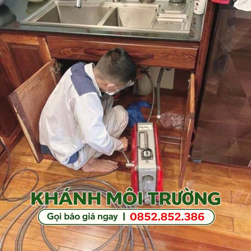 Khánh Môi Trường - Dịch vụ thông tắc chậu rửa bát chất lượng