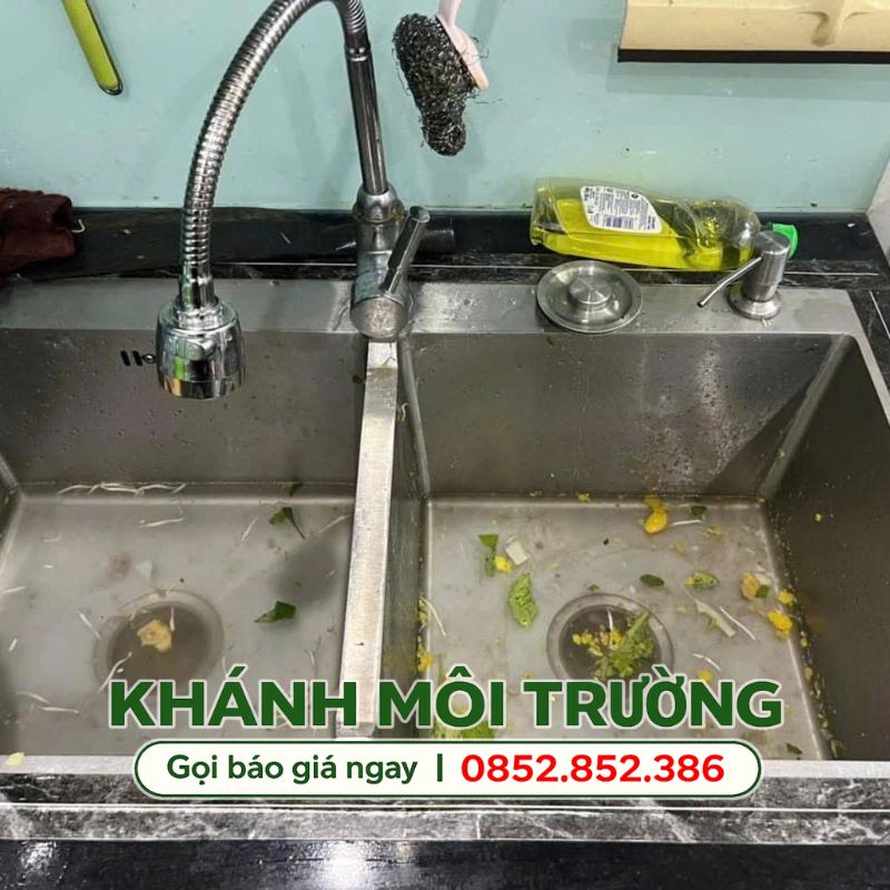 Nguyên nhân chậu rửa bát tại Đống Đa bị tắc 